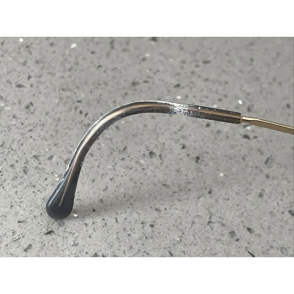 Luxottica Eyeglasses Frames ONLY LU4282 C123 Gold Clear Full Rim 55-15-135 Italy